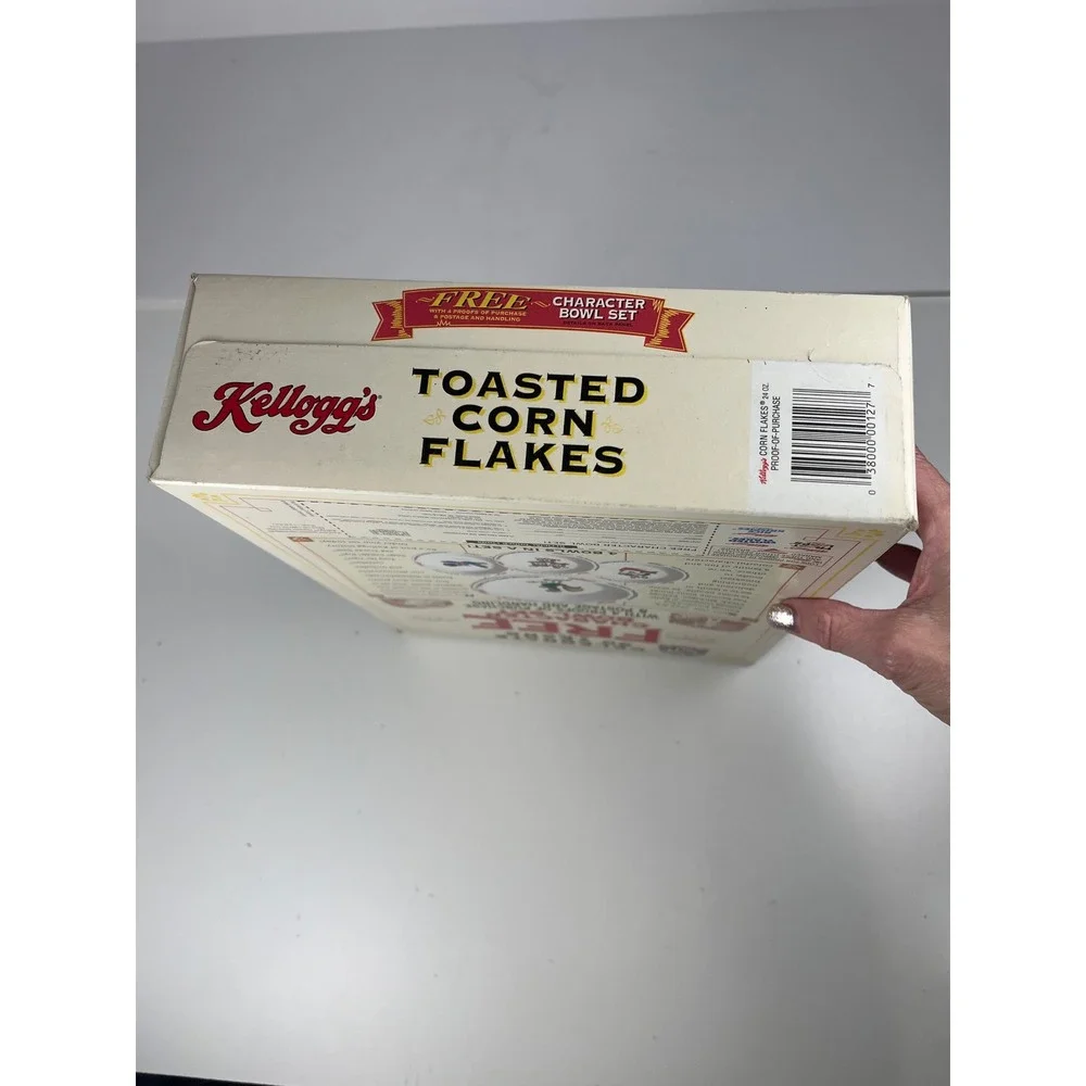 Kelloggs Toasted Corn Flakes Cereal‎ Box 90 Years Collector Series 1 of 2 Empty
